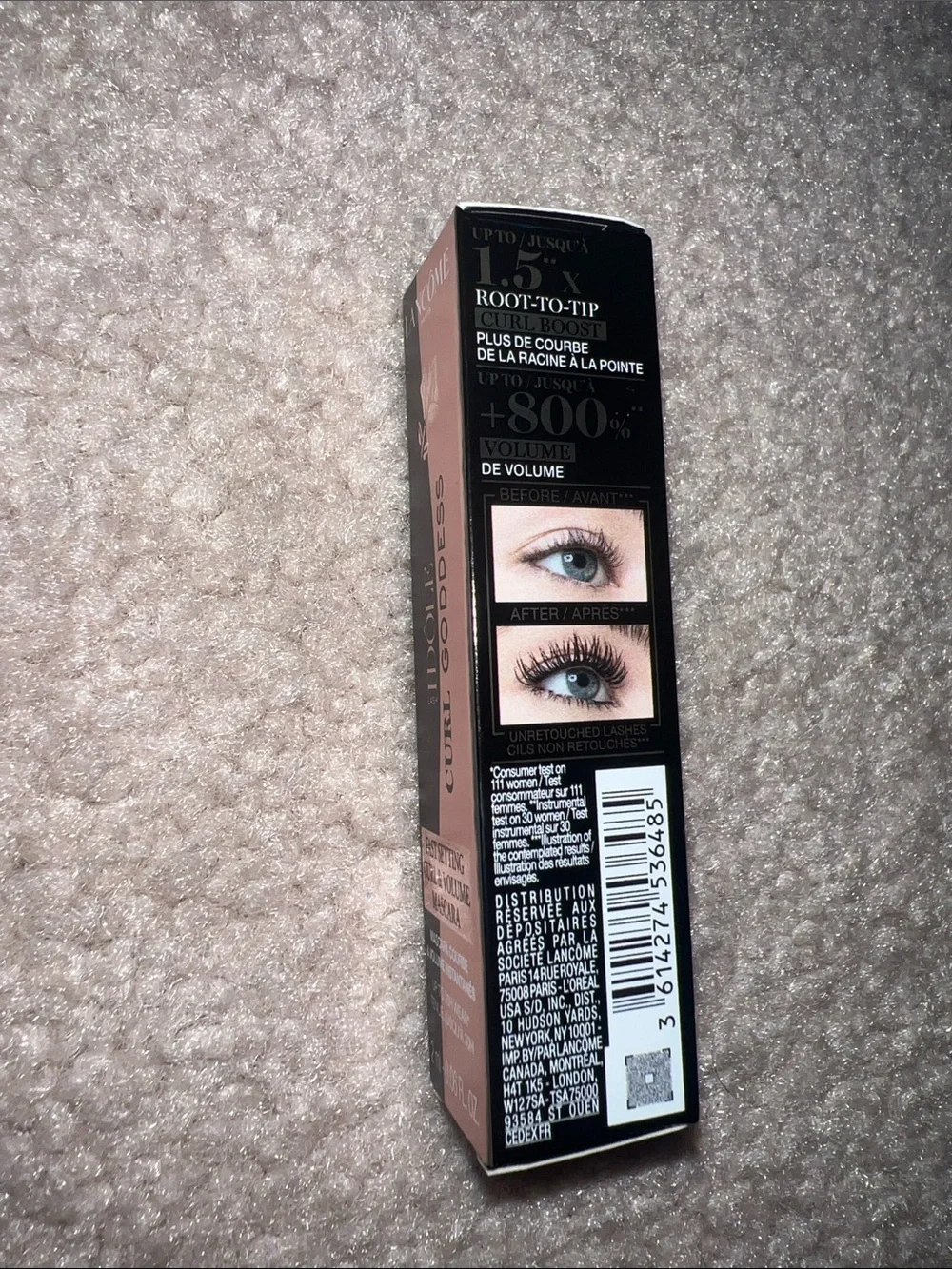 NIB Mini Lash Idôle Curl Goddess Curling & Volumizing Mascara 0.06floz